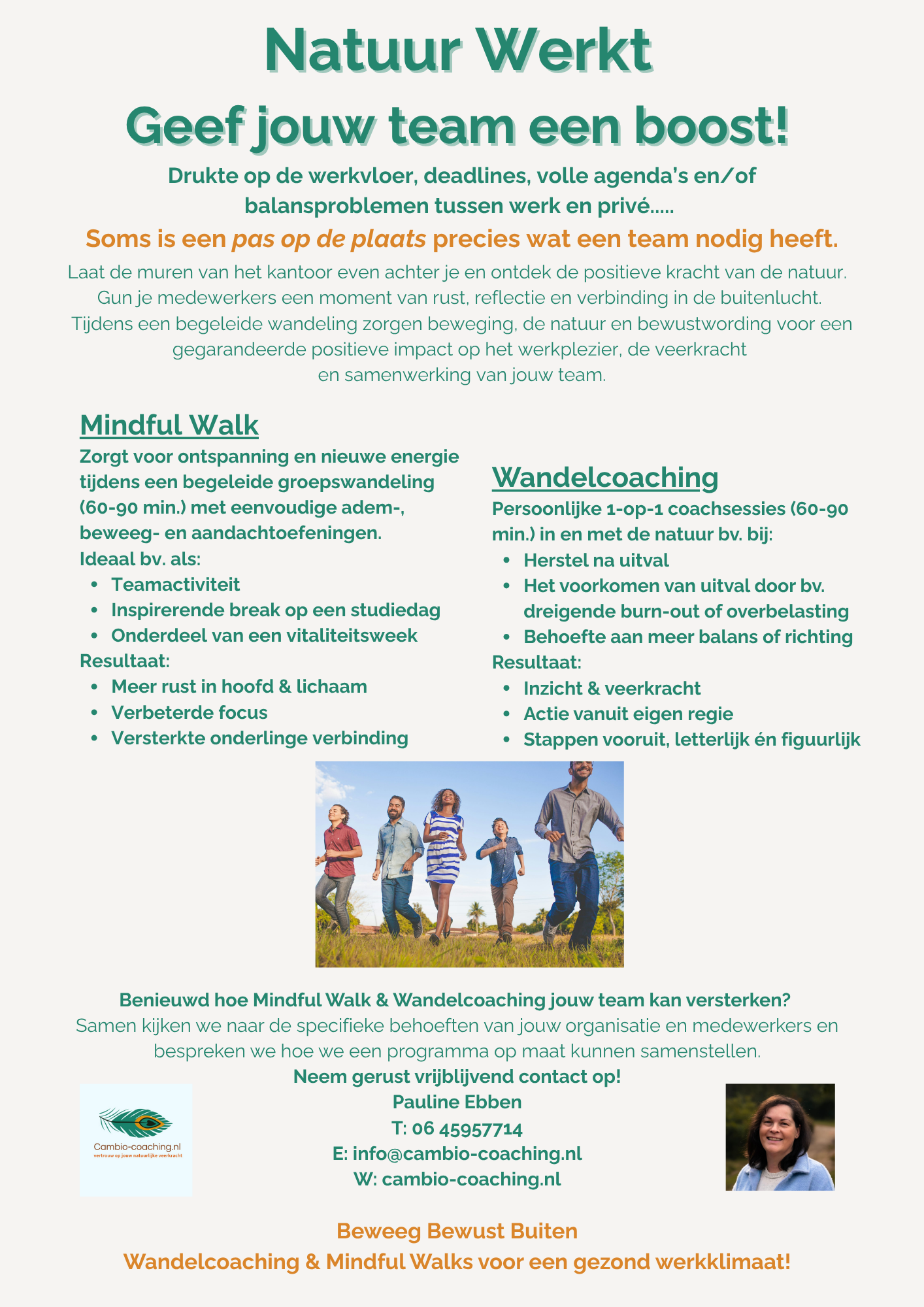 Natuurlijk Werkt Het! Mindful Walk & Wandelcoaching voor Teams